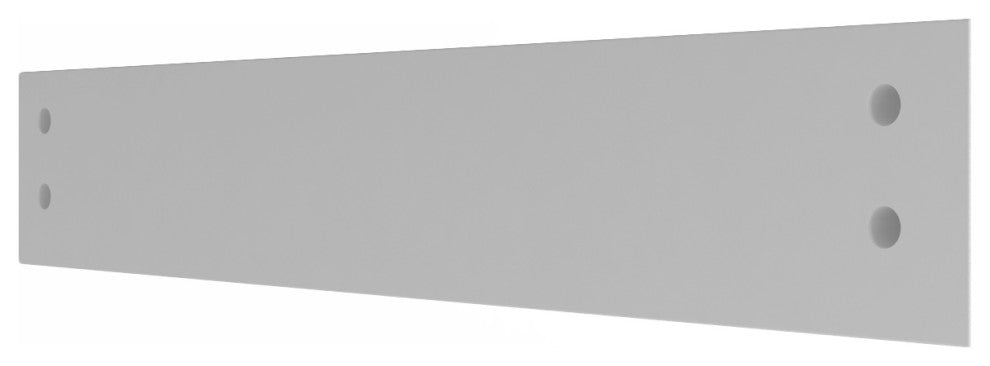 CastelloUSA Pyramid Solid Surface Wall Mounted Ramp Basin Sink, Marble, 36", Standard