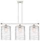 Innovations 516-3I-WPC-G1113-L 3 Light Island Light, White, Polished Chrome