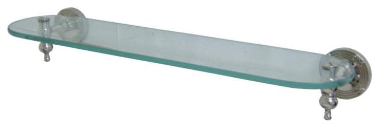Glass Shelf, Satin Nickel