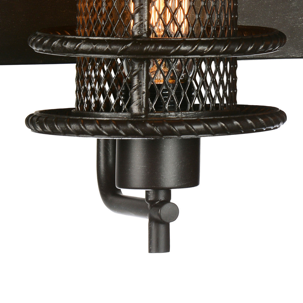 CWI Lighting 9700W24-3-197 Darya 3 Light Wall Sconce With Brown Finish