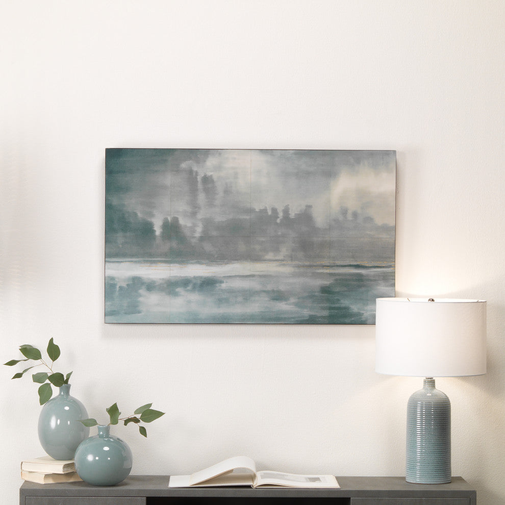 Declan Ceramic Table Lamp, Blue