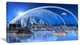 Blue Fantasy Landscape, Landscape Canvas Art Print, 40x20