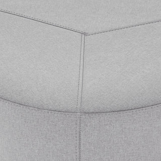 Moore Large Ottoman, Light Grey