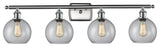 Innovations Lighting 516-4W-SN-G122-8-LED 4 Light 36" Bath Vanity Light