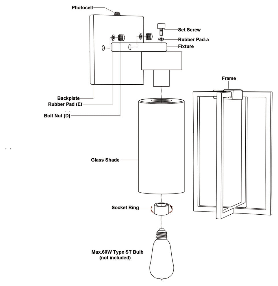 Vaxcel Lighting T0646 Kilbourne 13" Tall Outdoor Wall Sconce - Textured Black