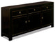 Distressed Black Elmwood Chinese Ming Cabinet