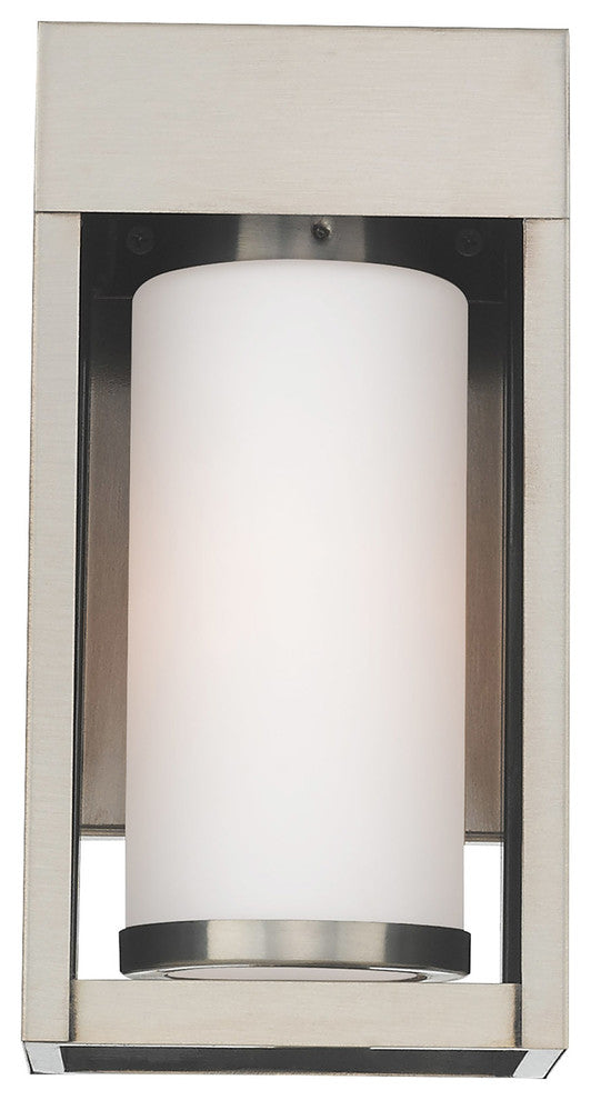 Livex Lighting Brushed Nickel 1-Light Outdoor Wall Lantern