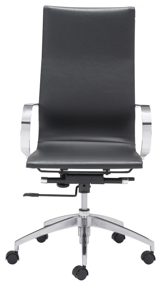 Black Ergonomic Conference Room High Back Rolling Office Chair