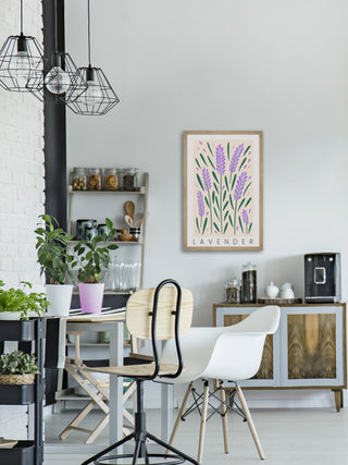 "Love Is Lavender" Framed Painting Print, 20x30