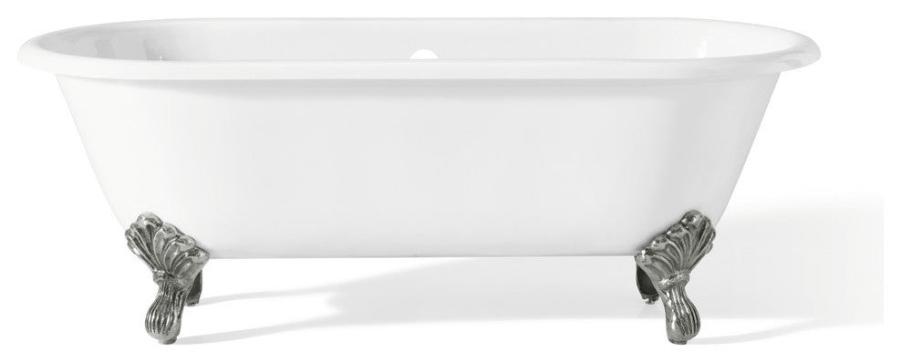 Cheviot Products Regal Cast Iron Tub With Continuous Rolled Rim and Shaughnessy