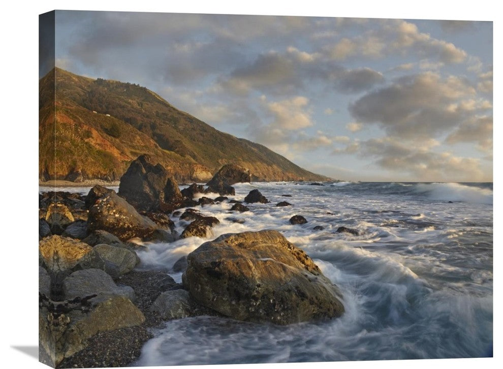 "Beach At Kirk Creek Beach, Big Sur, California" Artwork, 24" x 20"
