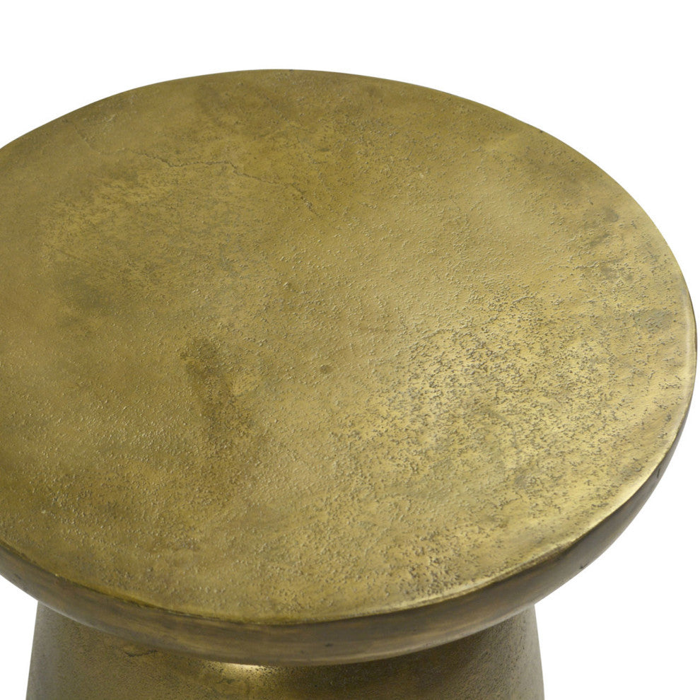 Ibiza Brass Finish Side Table