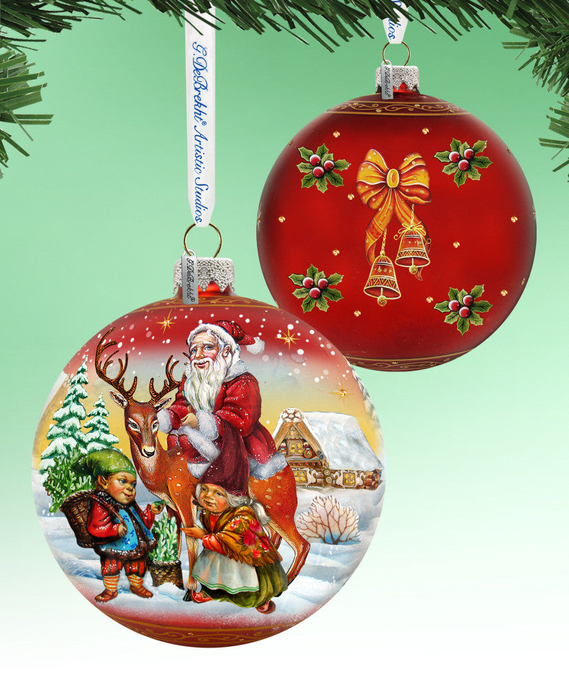 Vintage Sleight Ride In Red Le Ornament