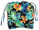 16" Outdoor U-Shaped Tufted Chair Cushions, Set of 6, Beachcrest Caviar