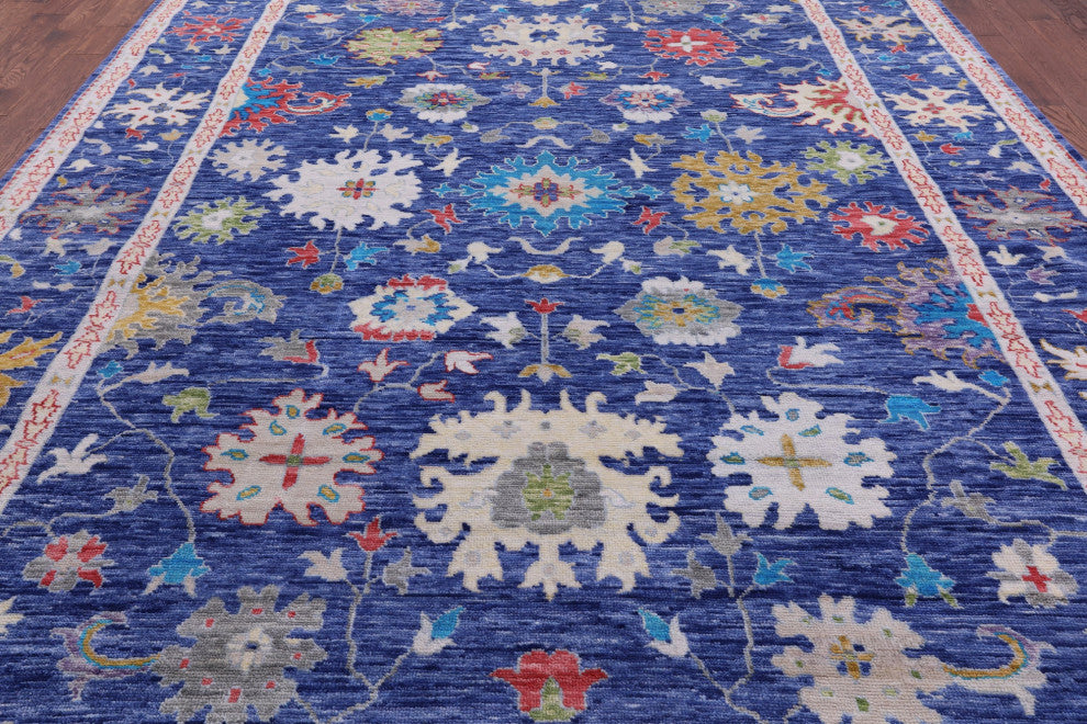 10' 1" X 13' 10" Turkish Oushak Handmade Rug - Q15609