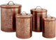 nu steel Etched Antique Copper 4 QT Canister