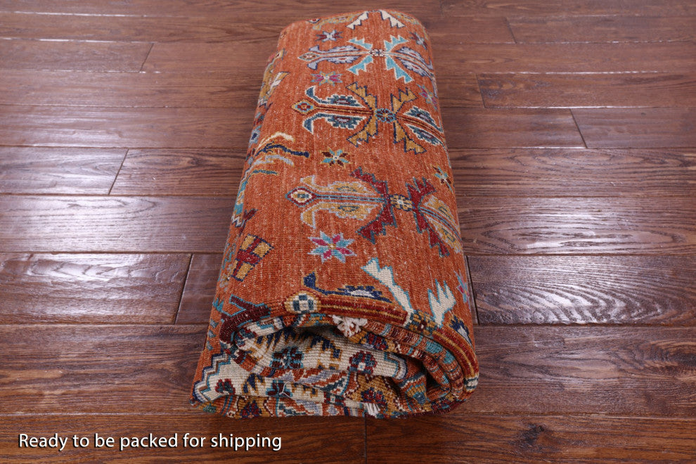 5' 1" X 6' 8" Khorjin Super Kazak Hand Knotted Wool Rug Q10143