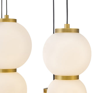 Hinkley Trigo Large Multi Light Linear, Lacquered Brass
