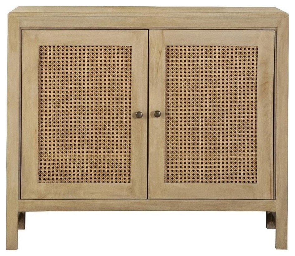 Coaster Amaryllis Rectangular 2-door Wood Accent Cabinet Natural