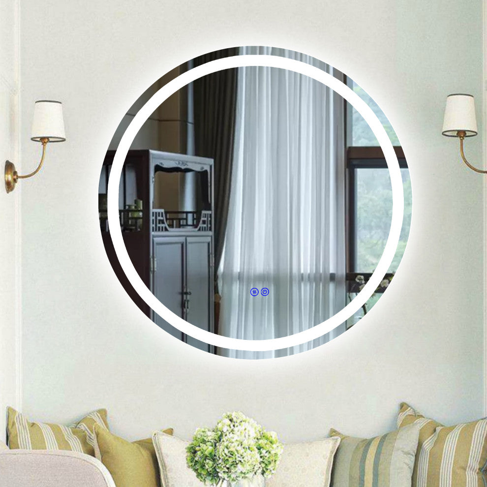 CHLOE Lighting SPECULO Back Lit LED Mirror 6000K, Daylight White, 28"