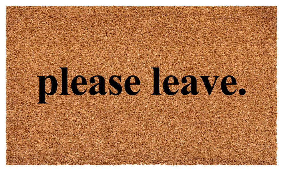 Calloway Mills Please Leave Doormat, 24x36
