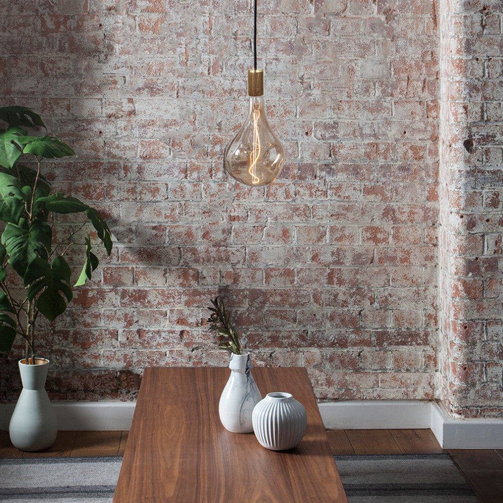 Voronoi II bulb and Walnut pendant US