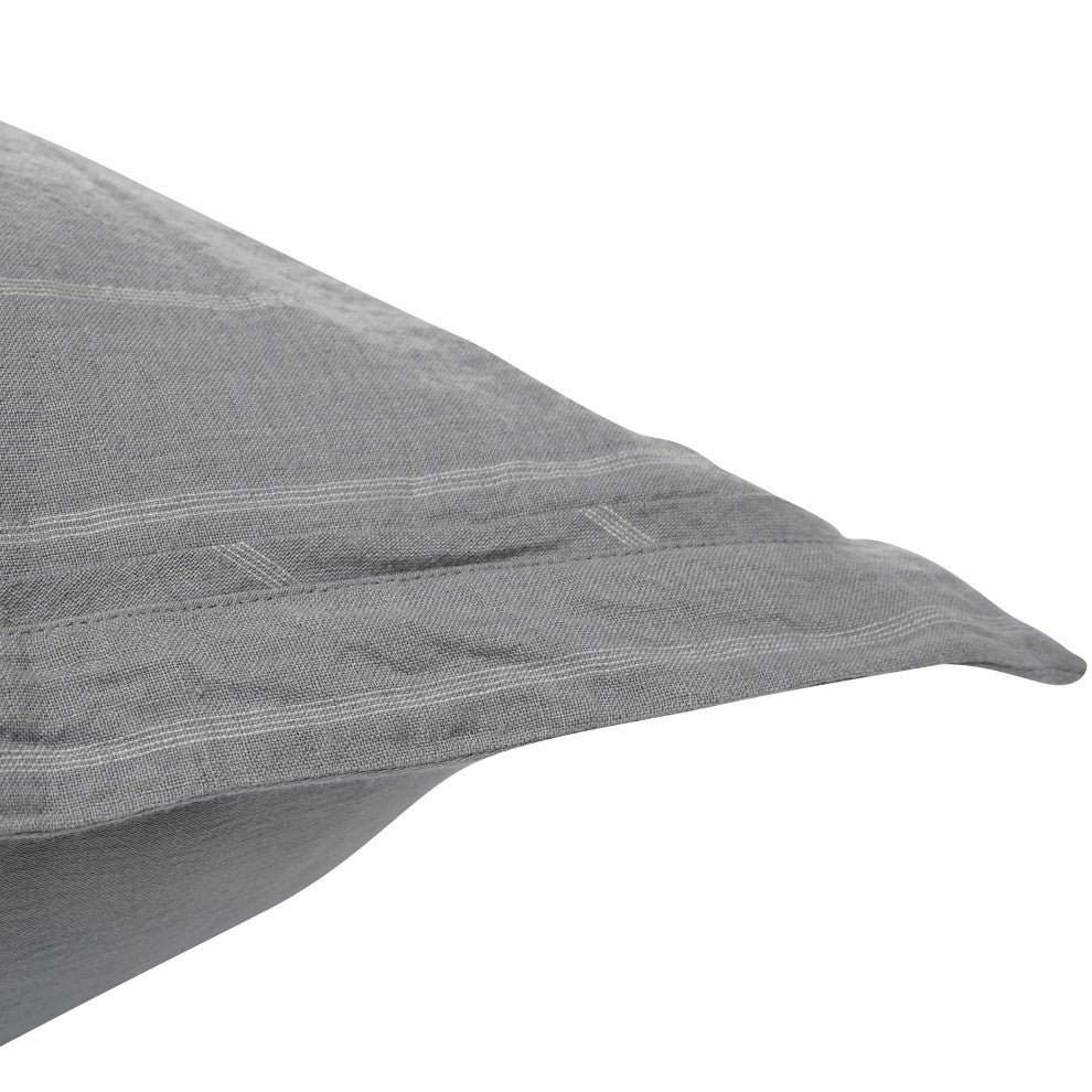 Kingston 100% Linen Standard Sham, Blue