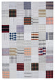 Rug N Carpet - Handmade Turkish 6' 8'' x 9' 10'' Vintage Patchwork Kilim Rug