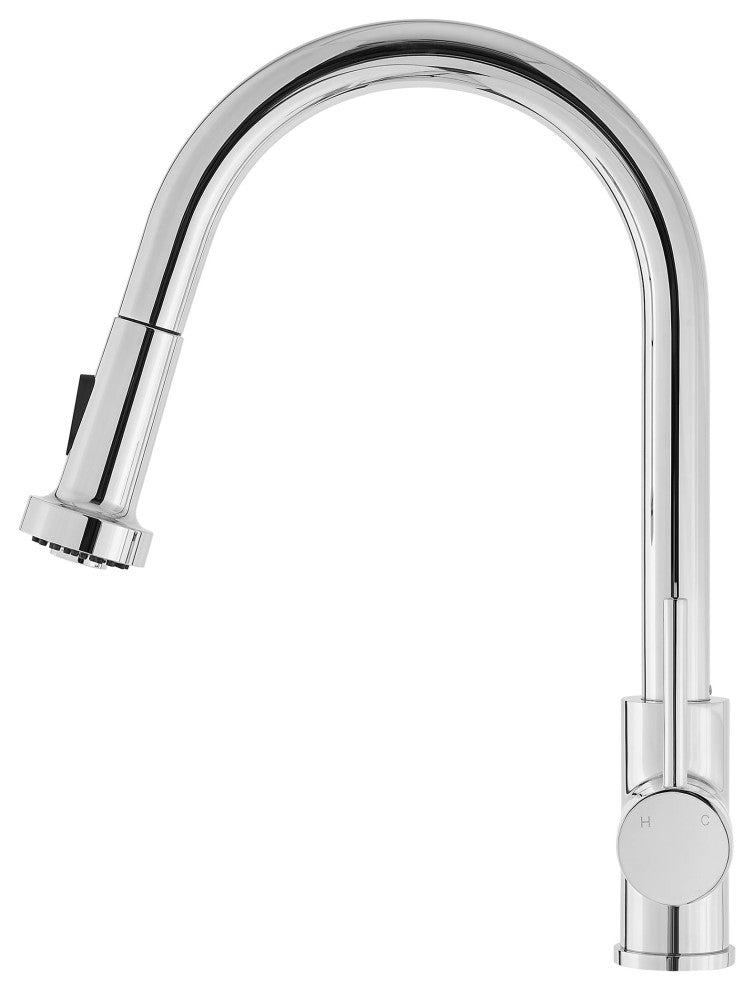 Nouvet Single Handle, Pull-Down Kitchen Faucet in Chrome