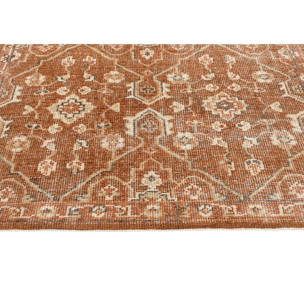 Tuscany Olivia Area Rug, Terracotta, 5'x8'