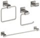 Delta Arzo 4-Piece Accessory Kit, Stainless