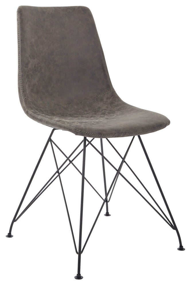 Trenton Chair, Set of 2, Charcoal