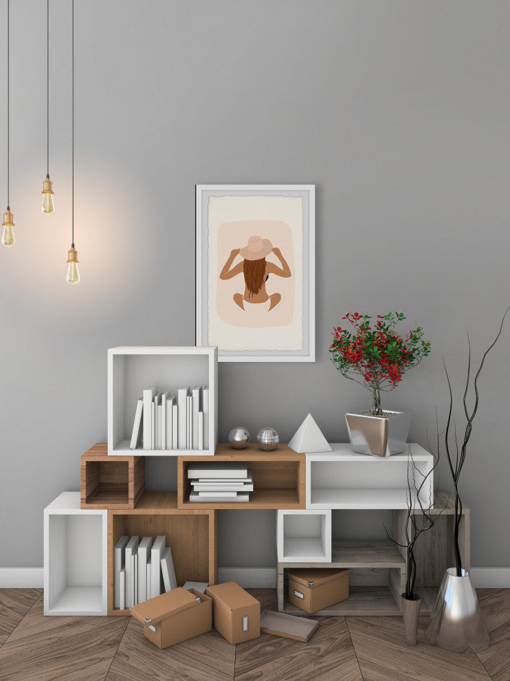 "Waiting for Sunset" Framed Painting Print, 8x12