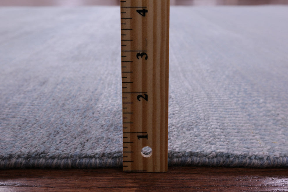 5' 11" X 9' 0" Hand Knotted Wool and Silk Savannah Grass Rug Q11424