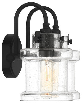 Quoizel DNY8602 Danbury 2 Light 16"W Bathroom Vanity Light - Earth Black