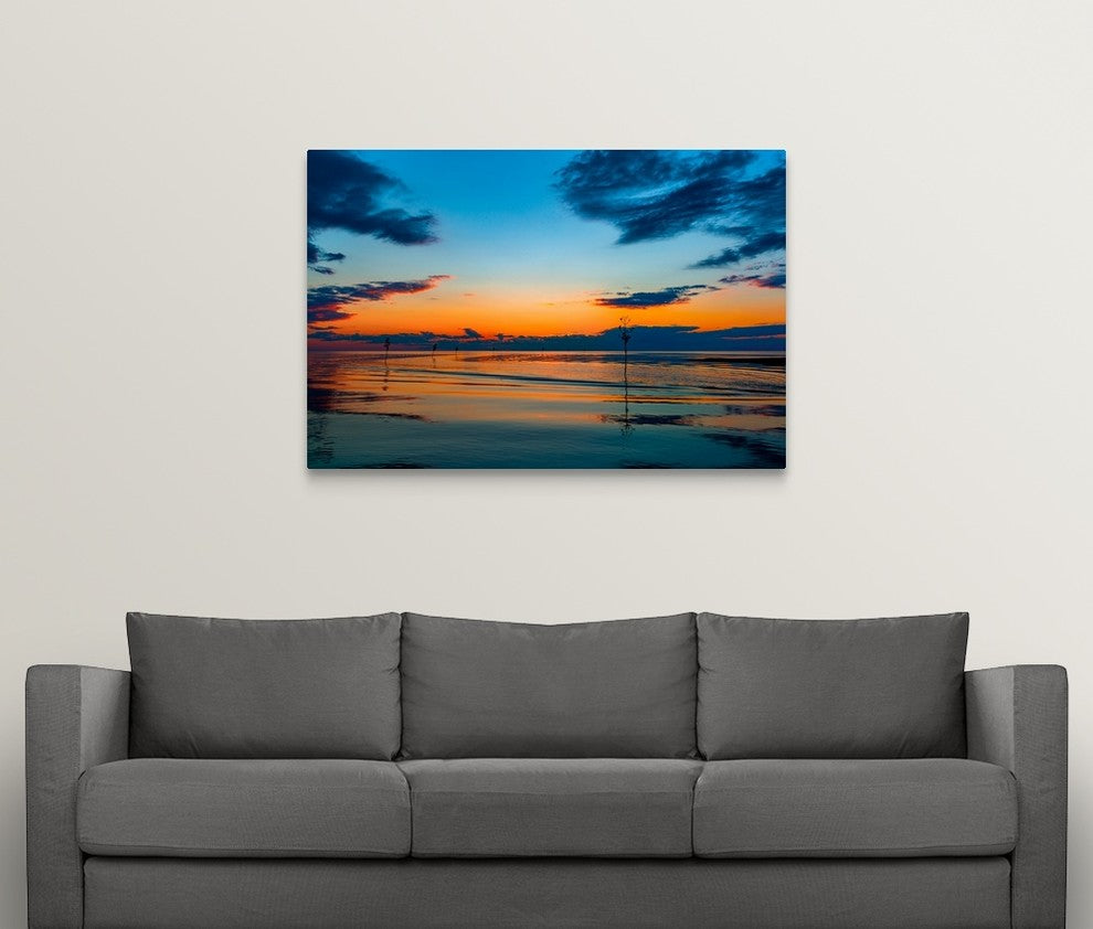 "Rock Harbor" Wrapped Canvas Art Print, 48"x32"x1.5"