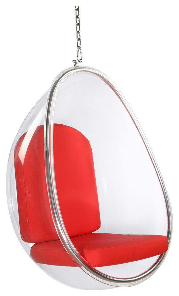 Modern Classics Balloon Hanging Chair, Red