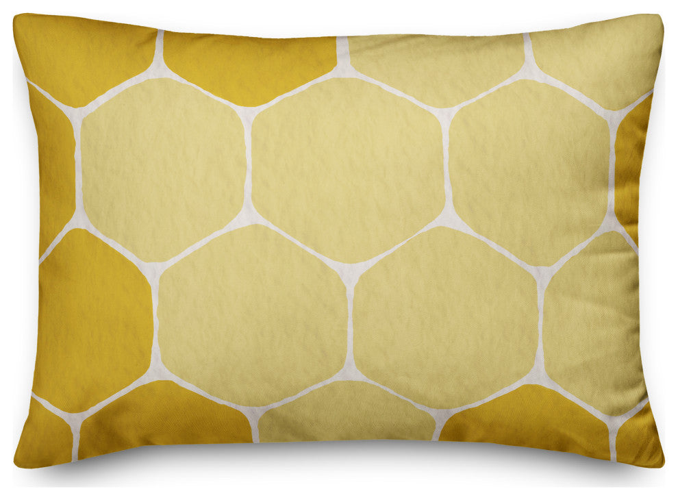 Simple Honeycomb 14x20 Spun Poly Pillow