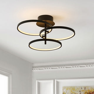 Safavieh Saretta Flush Mount Matte Black