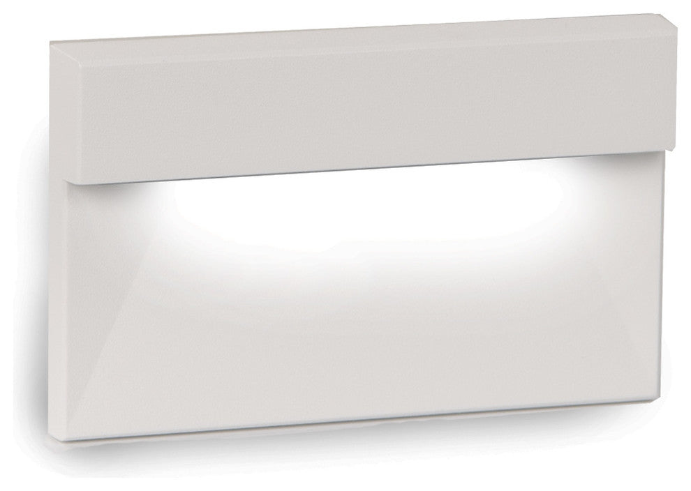 LED Horizontal Ledge Step and Wall Light, White