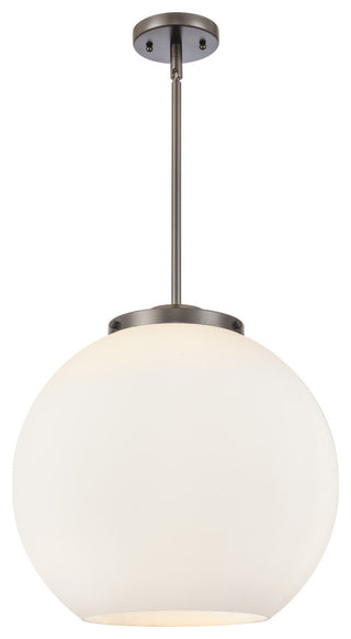 Athens Pendant, Oil Rubbed Bronze, Matte White, Matte White