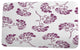 Floral Frolic April Floral Print Bath Mat, Purple, 21"x34"
