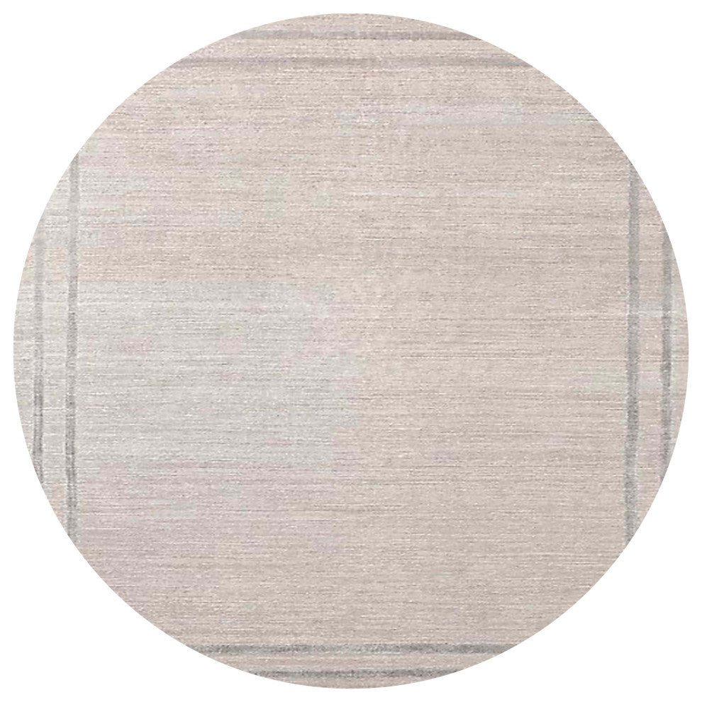 Ahgly Company Indoor Round Mid-Century Modern Area Rugs, 4' Round