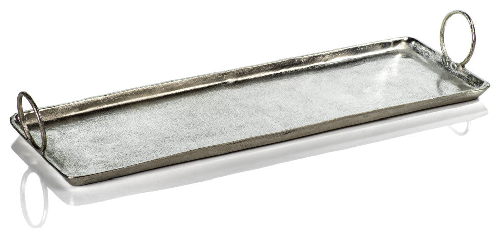 Tadao 30-Inch Long Raw Aluminum Tray