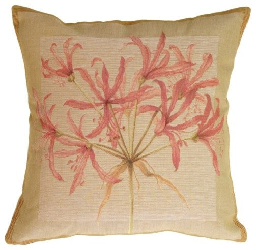 Pillow Decor - Agapanthus Pink Flower Pillow