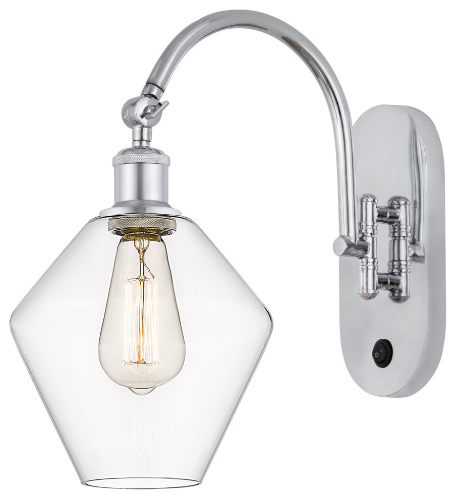 Innovations 518-1W-PC-G652-8-LED 1-Light Sconce, Polished Chrome
