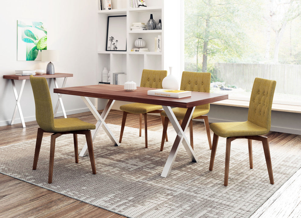 Orebro Dining Chair, Set of 2 Pea Green