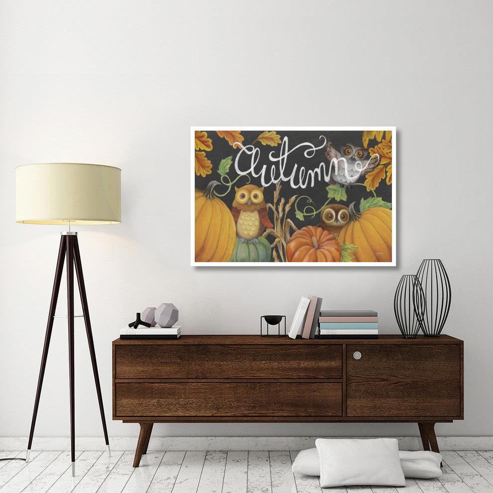 "Harvest Owl II" Digital Paper Print by Mary Urban, 50"x34"