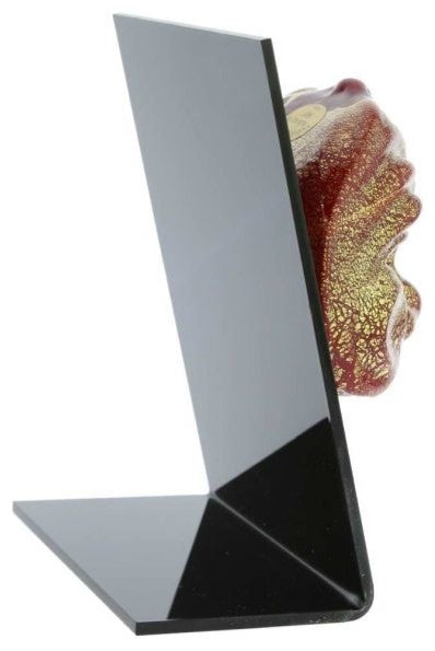 GlassOfVenice Murano Glass Venetian Carnival Mask - Red Bauta
