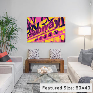 "NYC Subway Sign" by Philippe Hugonnard, 18x12x1.5